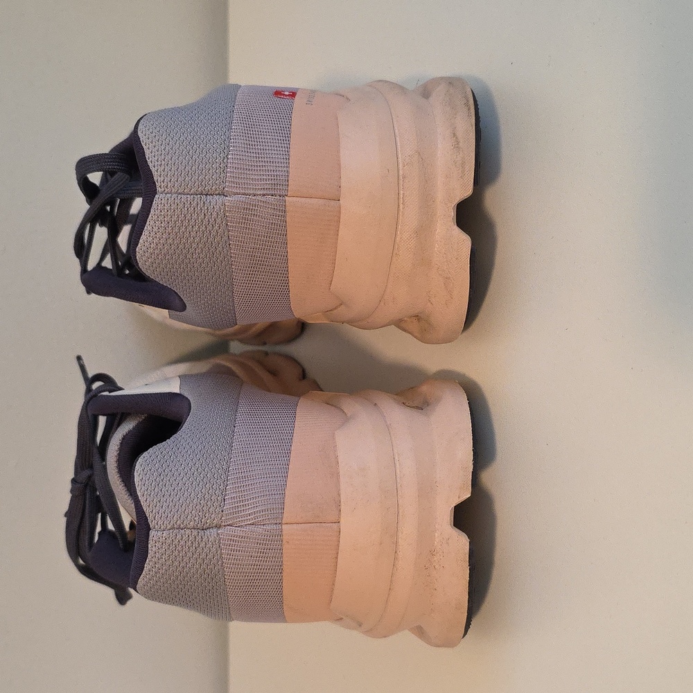 On Running Women's Sneakers - White and Pink - Picture 3 of 7